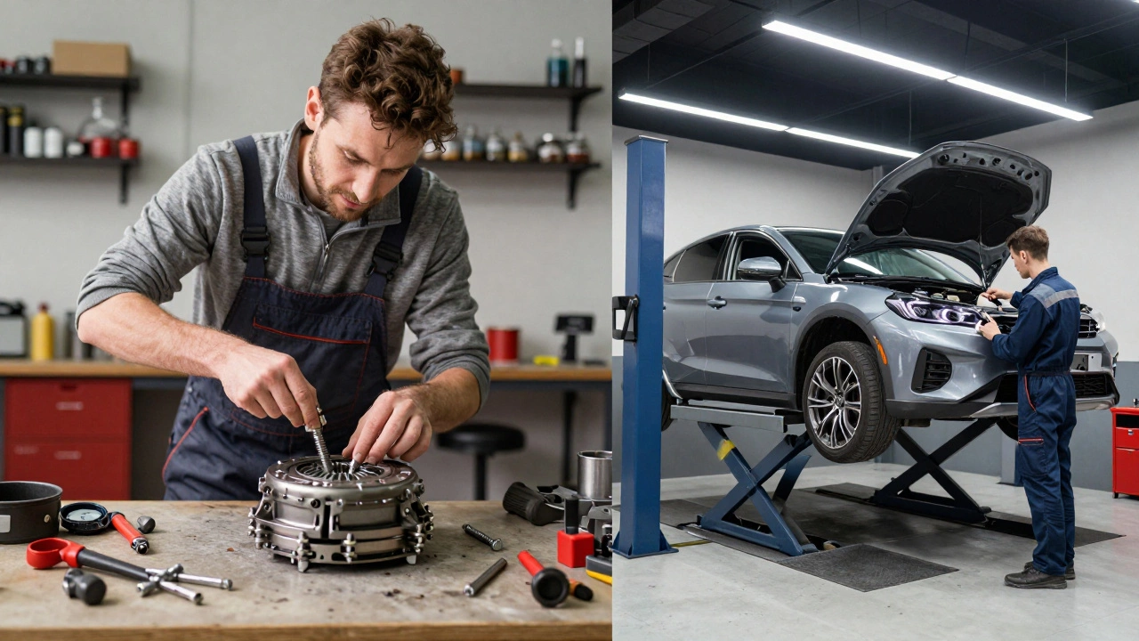DIY vs professional clutch installation comparison