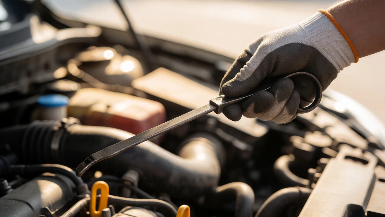 Dry Dipstick: How Much Oil to Add Safely